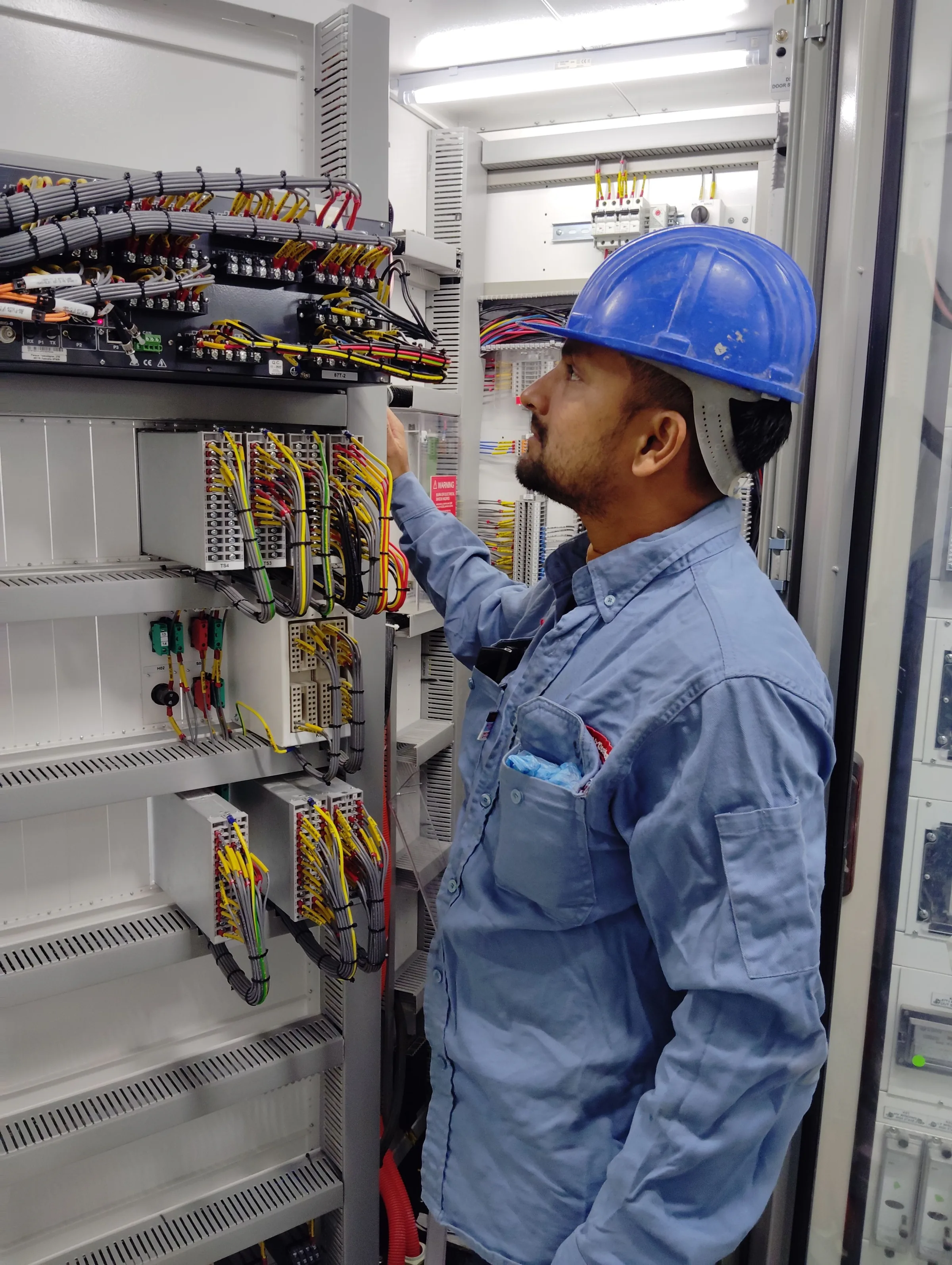 Temporary illustrative image of commercial electrical controls inspection